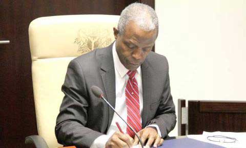 Yemi Osinbajo signs new laws to allow Nigerians use freezer, generator as collateral for bank loan