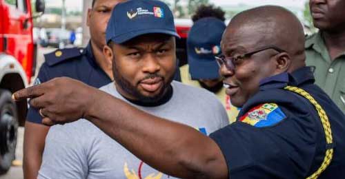 Olakunle Churchill donates ambulance to Nigeria Fire Service (Photos)