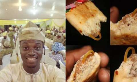 Nigerian Man Almost Ate Rubber Band In His Sausage Roll