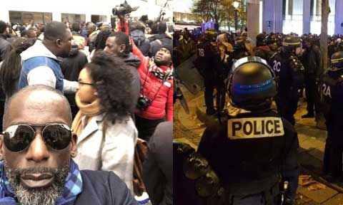 Didier Drogba, Sonia Rolland Hundred And Others Protest Against Slave Market In France (Video)