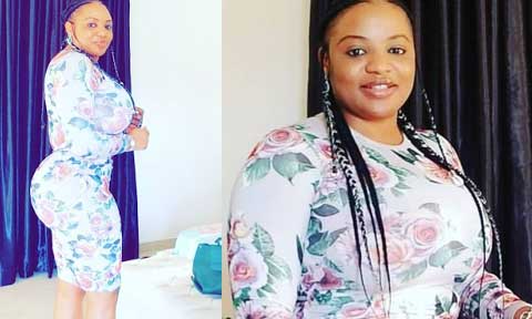 “Wonderfully Packaged” Front and Back Actress Funke Adesiyan Got Our Eyes Popping Out Of Their Sockets | Photos