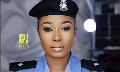 Nigerian Most Beautiful Police Officer Sets Internet On Fire! (Photos)
