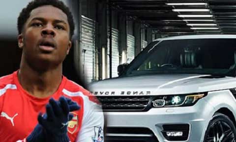 Nigerian-born Arsenal Star, Chuba Akpom Crashes 60,000 Euros Range Rover While Drunk
