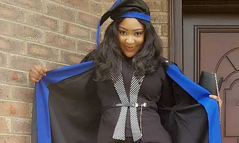 Actress Uche Elendu Now A Pastor,  Graduate From Bible School