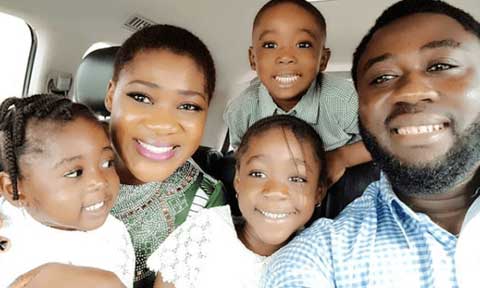 See Mercy Johnson and Husband’s Reaction Around Their Kids