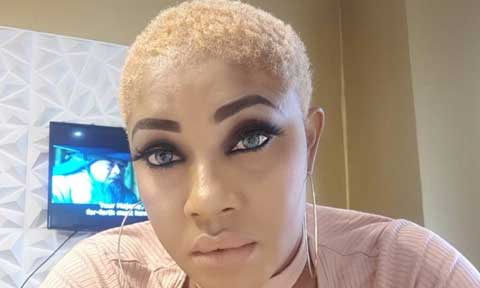 Angela Okorie Shares Her Newly Bleached Blonde Haircut