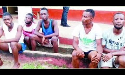 “Yahoo Boys” With Charms Arrested By Policemen