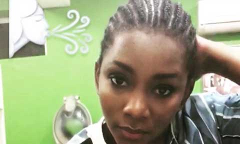 See Genevieve Nnaji Without Her Wig