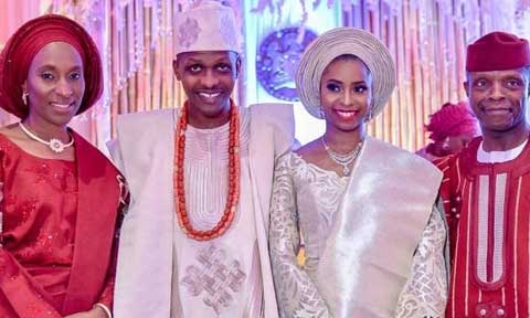 Daughter Of Vice President Weds In Aso Rock, See Photos