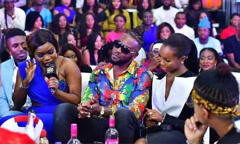 Bisola, TBoss Spotted At BBNaija Live Screening