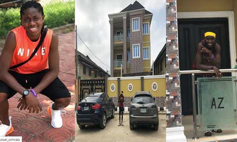 Nigerian Female Footballer, Asisat Oshoala, Buys Parents A Mansion (Photos)