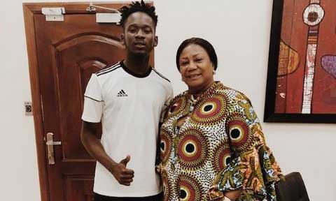 Mr Eazi Wine And Dine With The First Lady Of Ghana (Photo)
