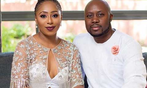 See What Actress Dakore Akande and Her Husband Wore To  Ghanaian Singer, Becca’s Wedding