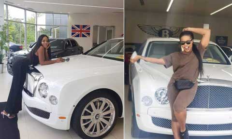 Linda Ikeji Bought N120m Bentley Mulsanne For Her Son, Baby J (Photos)