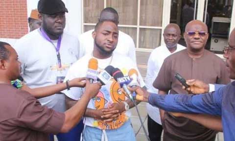 What’s Really Going Down: Davido Declared Governor Wike As His godfather