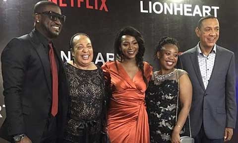 Lion Heart Movie Premieres: See Genevieve Nnaji Parents, Peter Okoye, Phyno & Others (Photos)