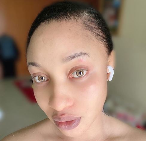 A Gallery Of Tonto Dikeh Who Look Better Without Makeup