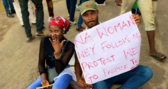 #EndSARS: Protester Got Marriage Proposal While Out Protesting