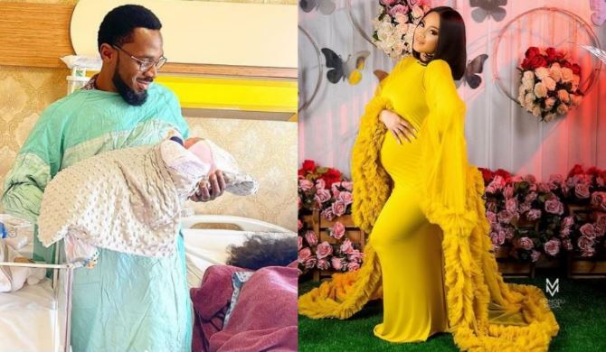 Kokomaster D’banj, Wife Lineo Didi Blessed With A Baby Daughter