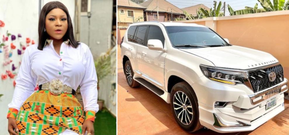 Busted!!! How ‘Sugar Daddy’ Billionaire Reportedly Bought Toyota Land Cruiser For Destiny Etiko (Photos)