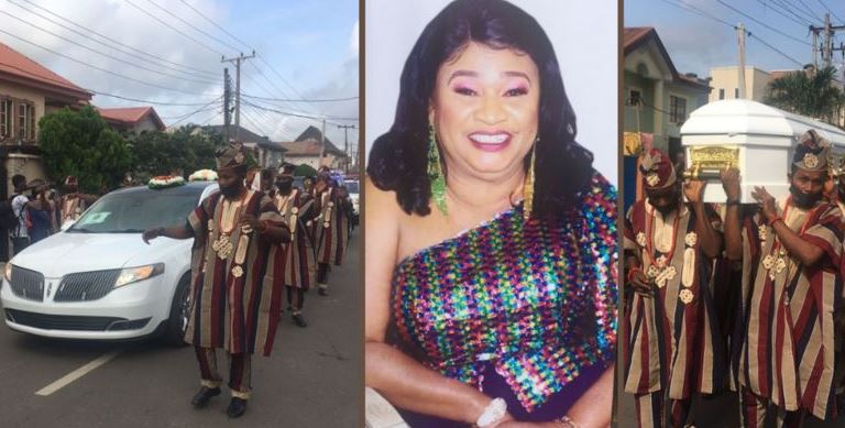 Photos: Rachel Oniga Laid To Rest  In Lagos Today